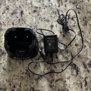 Midland Black Weather Radio Charging Dock with Adapter WXDTC1